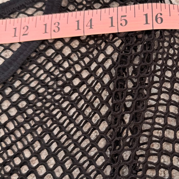 NWOT  DOLCE & GABBANA VTG 1990s Sheer Mesh 3/4 Sleeve Size 44  Goth - Picture 8 of 12